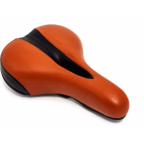 Седло велосипедное HF-AZ-5544 MTB Series, 275х175 мм,  коричневый/черный