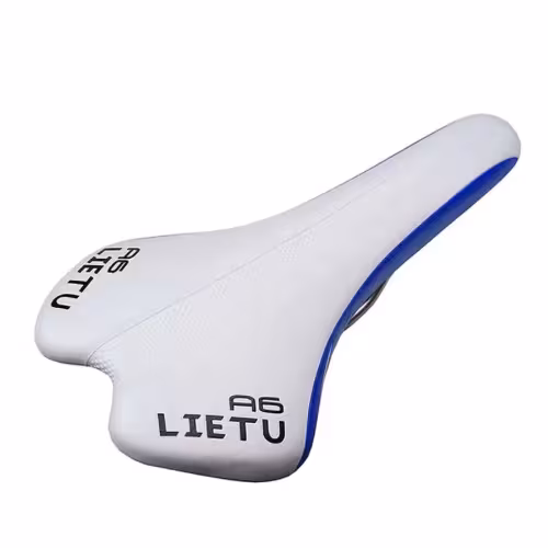 Седло велосипедное MTB Lietu A-6, 280х155 мм, белый 