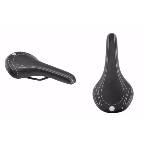 Седло велосипедное MTB AZ-5174, 275х145 мм, черный