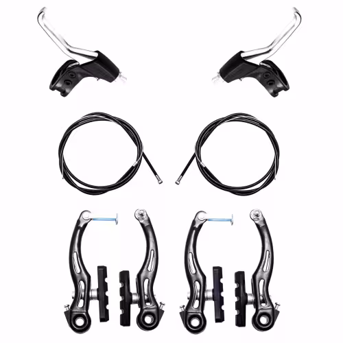 Тормоза S-Shine V-brake, комплект передний и задний, 60 мм