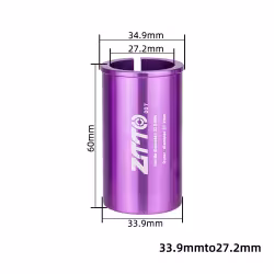 Адаптер для подседельного штыря ZTTO УТ00024621, 27,2/33,9х60