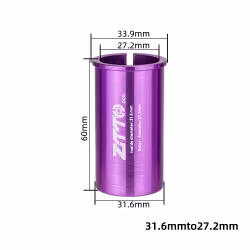 Адаптер для подседельного штыря ZTTO УТ00024617, 31,6/27,2х60