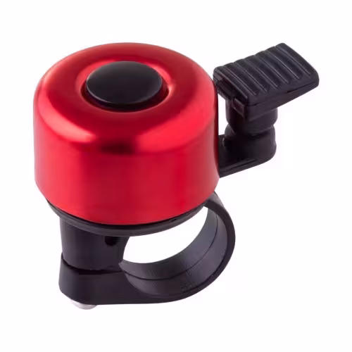 Звонок велосипедный алюминиевый LD-6, D35 мм, красный