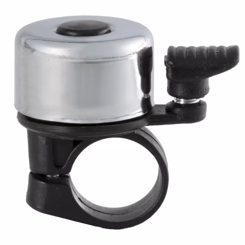 Звонок велосипедный LD-6 алюминиевый, D35 мм, серебристый