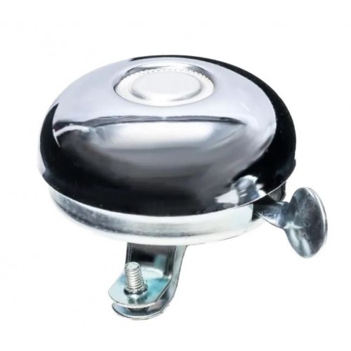 Звонок велосипедный Classic (хром) D60 мм, серебристый