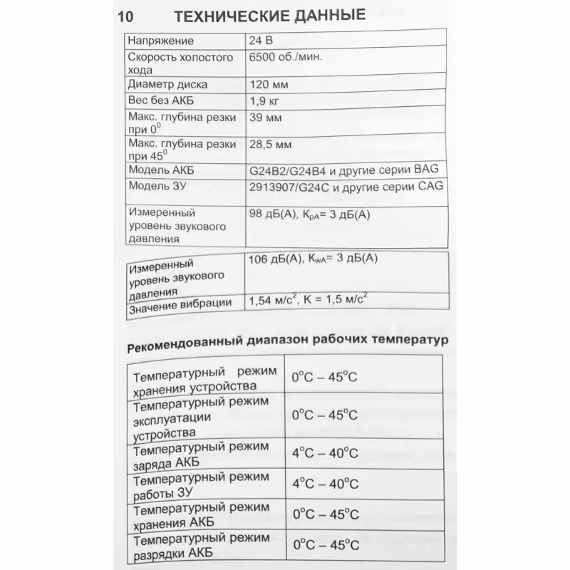 Пила дисковая аккумуляторная Greenworks G24MCS