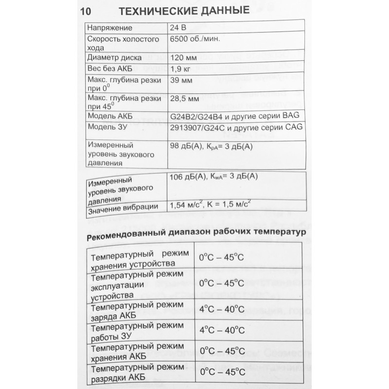 Пила дисковая аккумуляторная Greenworks G24MCS