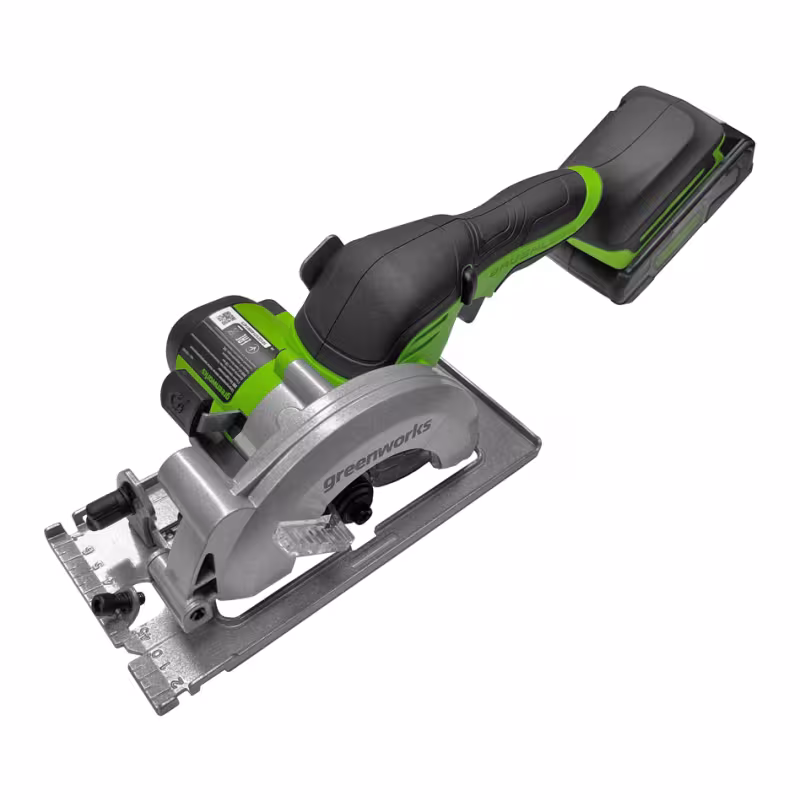 Пила дисковая аккумуляторная Greenworks G24MCS