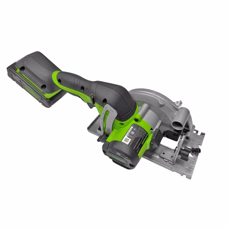 Пила дисковая аккумуляторная Greenworks G24MCS