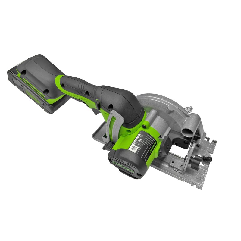 Пила дисковая аккумуляторная Greenworks G24MCS