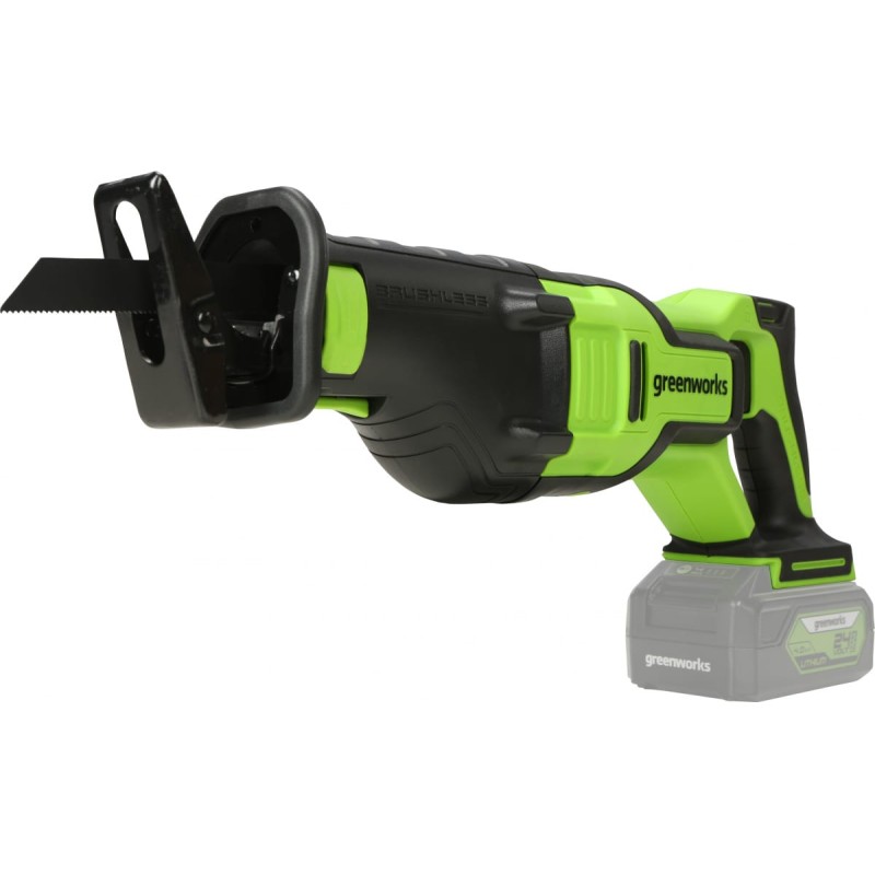 Пила сабельная аккумуляторная Greenworks GD24RS