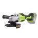 Шлифмашина угловая аккумуляторная Greenworks GD24AG