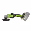 Шлифмашина угловая аккумуляторная Greenworks GD24AG