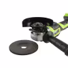 Шлифмашина угловая аккумуляторная Greenworks GD24AG