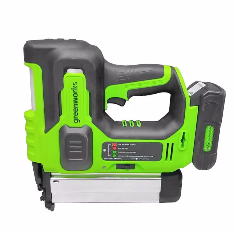 Нейлер аккумуляторный Greenworks GD24BN