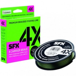 Леска плетеная Sufix SFX 4X 135 м, 0.205 мм,11,5 кг.