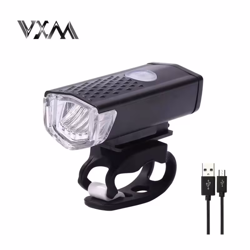 Комплект фонарей для велосипеда VXM RPL-2255/DC-918, 3/5 LED, USB кабель, 480 mAh