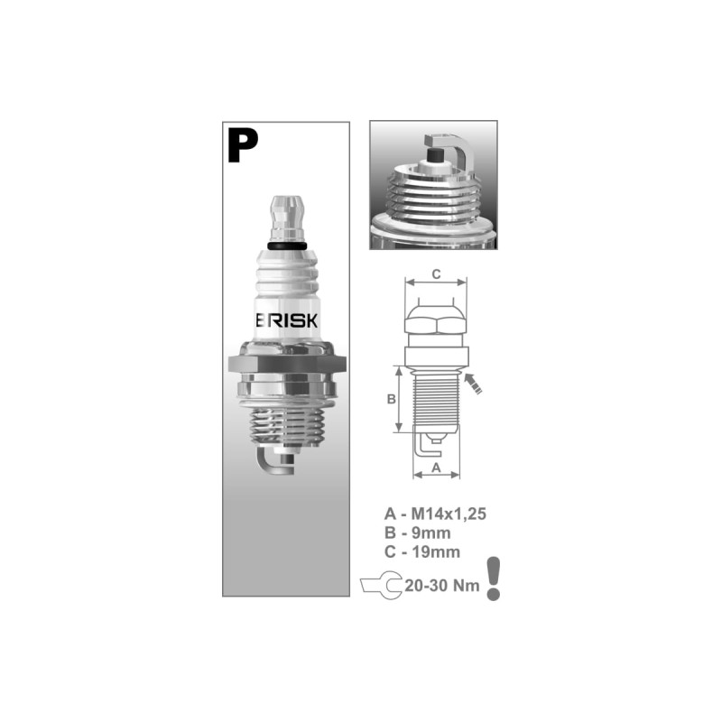 Свеча зажигания Brisk P15Y