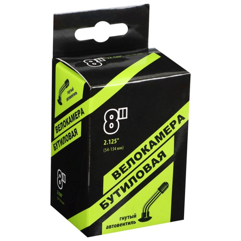 Камера NTG УТ00024443, 8х2,125 бутил, загнутый авто-ниппель A/V-45° 