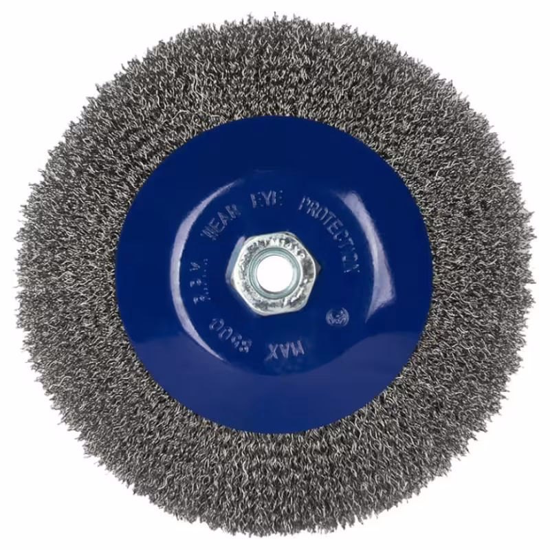 Кордщетка для УШМ Практика 799-932 радиальная с наклоном мягкая, 175 мм, М14