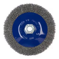 Кордщетка для УШМ Практика 799-925 радиальная с наклоном мягкая, 150 мм, М14