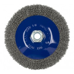 Кордщетка для УШМ Практика 799-925 радиальная с наклоном мягкая, 150 мм, М14