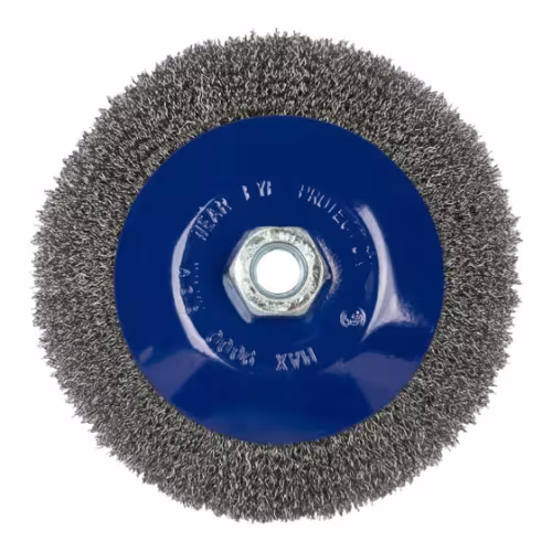 Кордщетка для УШМ Практика 799-925 радиальная с наклоном мягкая, 150 мм, М14