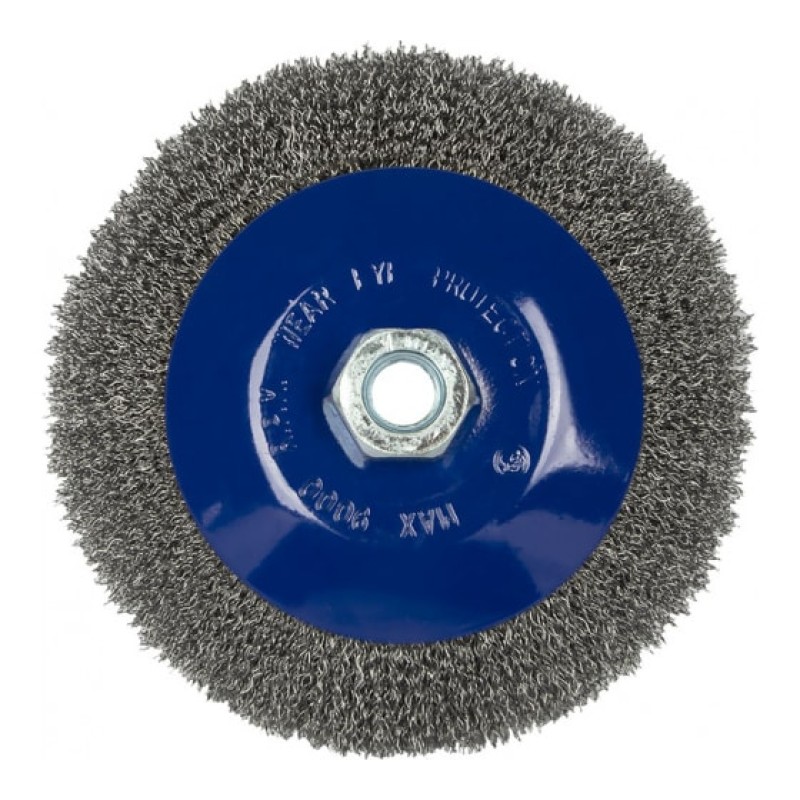 Кордщетка для УШМ Практика 799-925 радиальная с наклоном мягкая, 150 мм, М14