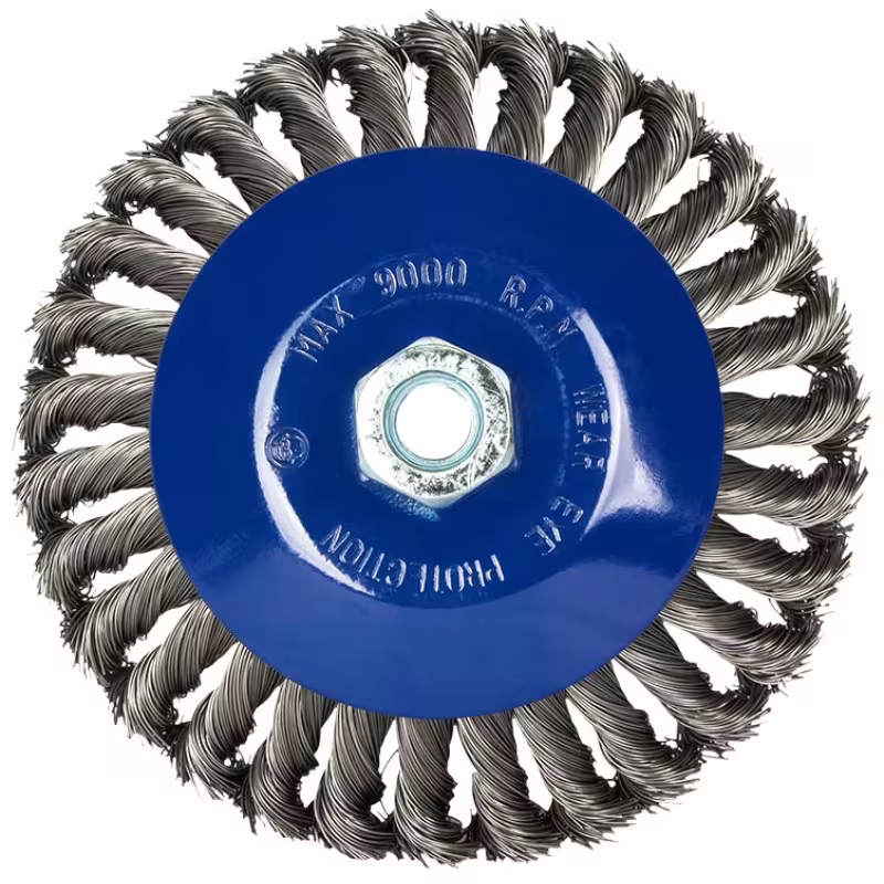 Кордщетка для УШМ Практика 799-901 радиальная витая наклонная, 150 мм, M14 