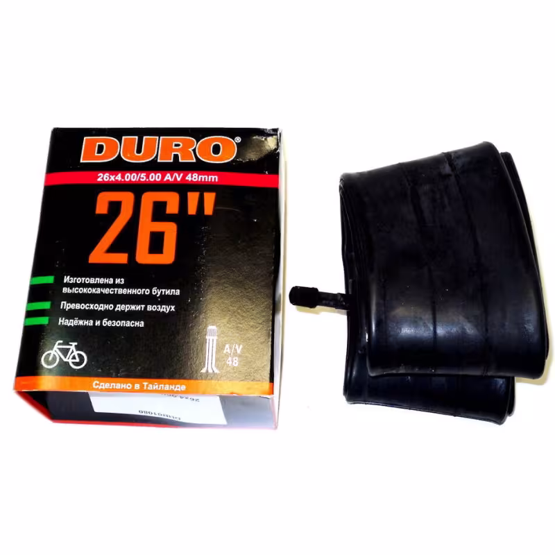 Камера Duro DHB01080, 26x4.00/5.0, бутил, авто-ниппель A/V