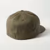 Кепка-бейсболка Fox Emblem Flexfit Hat Olive Green, хлопок, хаки, размер S/M
