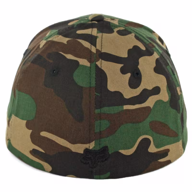 Кепка-бейсболка Fox Flex 45 Flexfit Hat Camo, хлопок, камуфляж, размер S/M