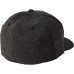 Кепка-бейсболка Fox Non Stop Flexfit Hat Black, черный, размер S/M