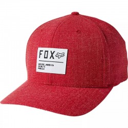Кепка-бейсболка Fox Non Stop Flexfit Hat Chili, красный, размер L/XL