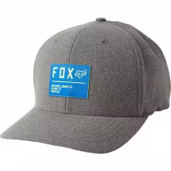 Кепка-бейсболка Fox Non Stop Flexfit Hat Pewter, серый, размер S/M