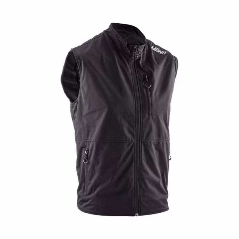 Веложилет Leatt Racevest, ткань Softshell, черный, размер L