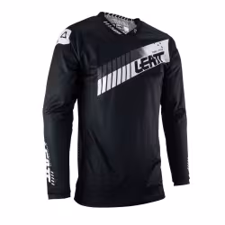 Джерси мужское Leatt Moto 4.5 Lite Jersey Black, полиэстер, черный, размер XL