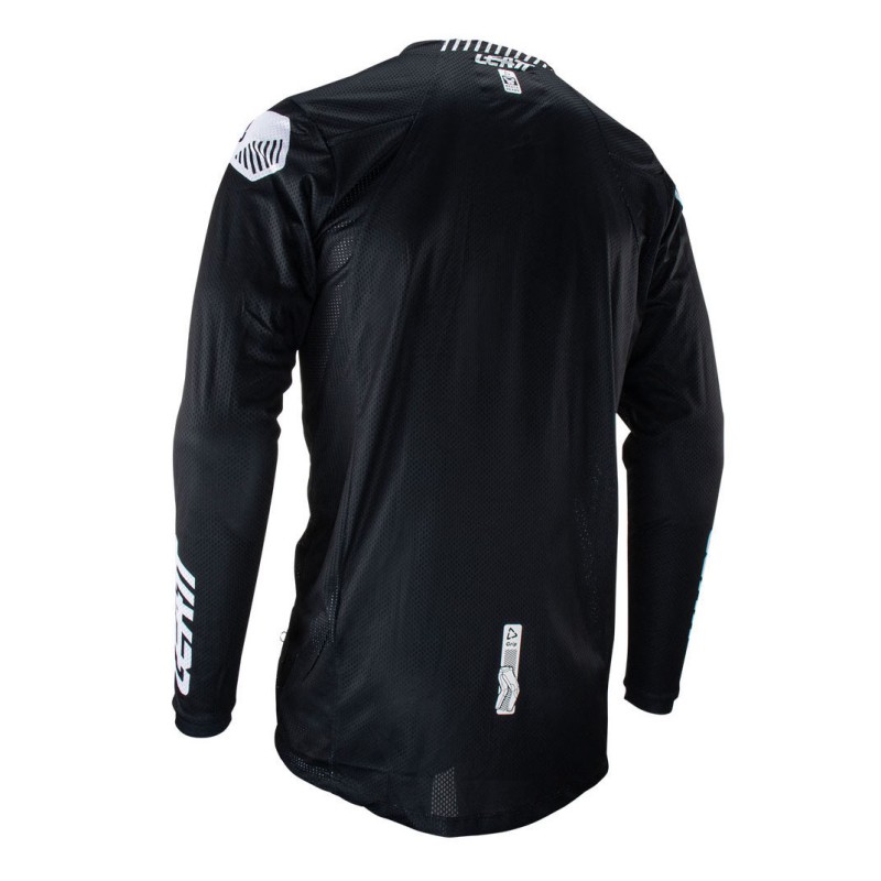 Джерси мужское Leatt Moto 4.5 Lite Jersey Black, полиэстер, черный, размер XL