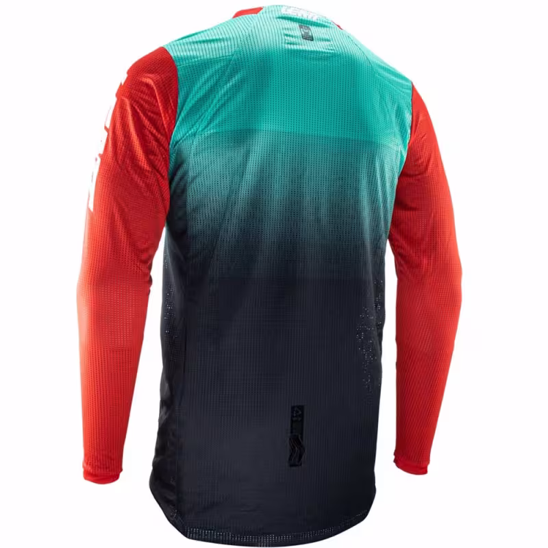 Джерси мужское Leatt Moto 4.5 X-Flow Jersey Fuel, полиэстер, разноцветный, размер M