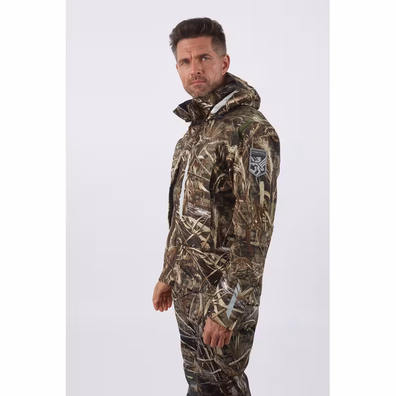 Куртка мужская Finntrail Greenwood Max-5 4021, мембрана Hard-Tex, камуфляж, размер 62-64 (XXXL), 190-200 см