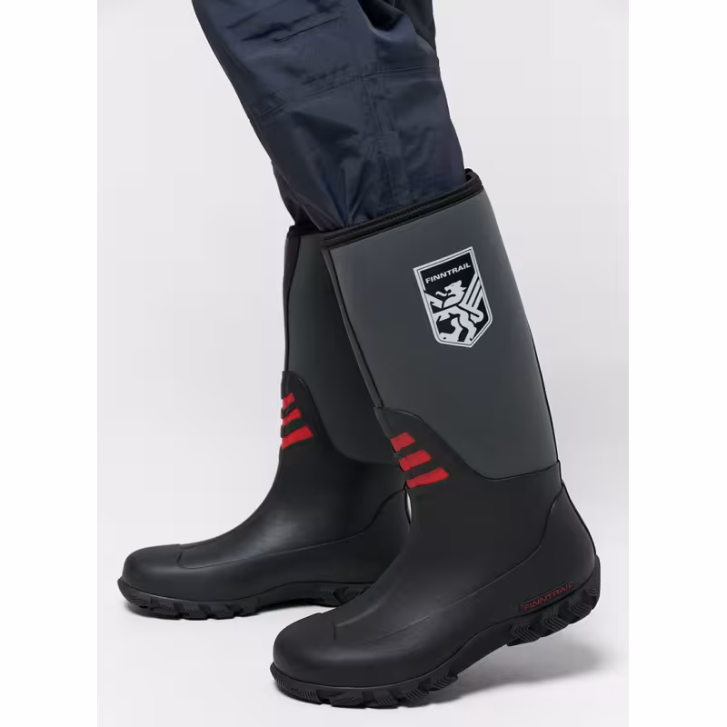 Сапоги мужские Finntrail Outlander 7516 Red, черный/красный, размер 42