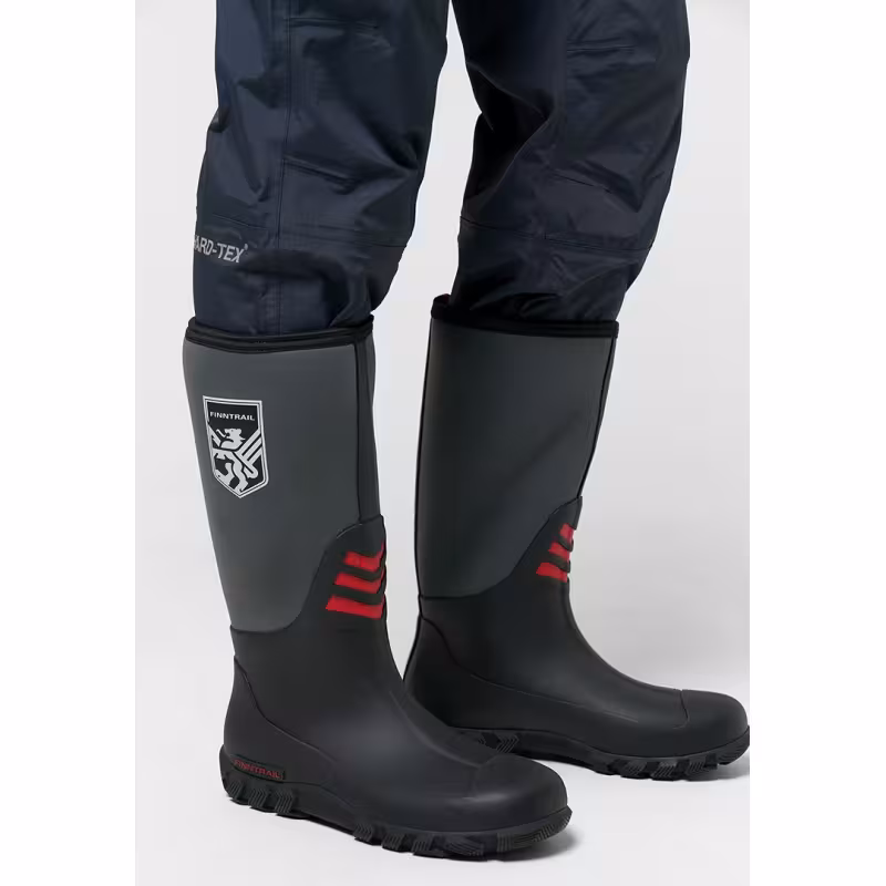 Сапоги мужские Finntrail Outlander 7516 Red, черный/красный, размер 43