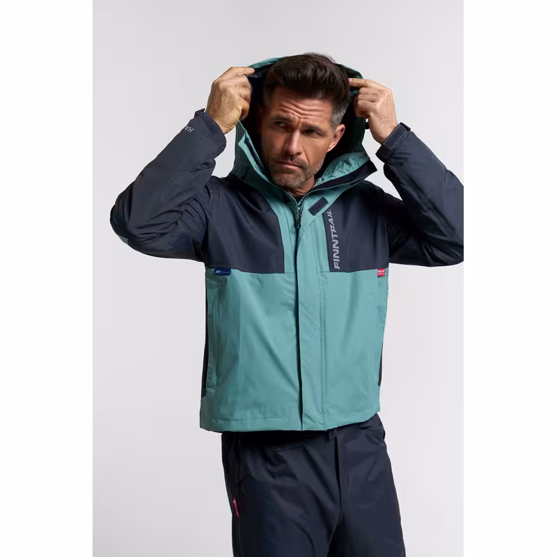 Костюм Finntrail Lightsuit 3503 Petrol, ткань Рипстоп, голубой, размер 58-60 (XXL), 185-195 см