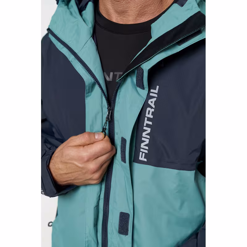 Костюм Finntrail Lightsuit 3503 Petrol, ткань Рипстоп, голубой, размер 58-60 (XXL), 185-195 см