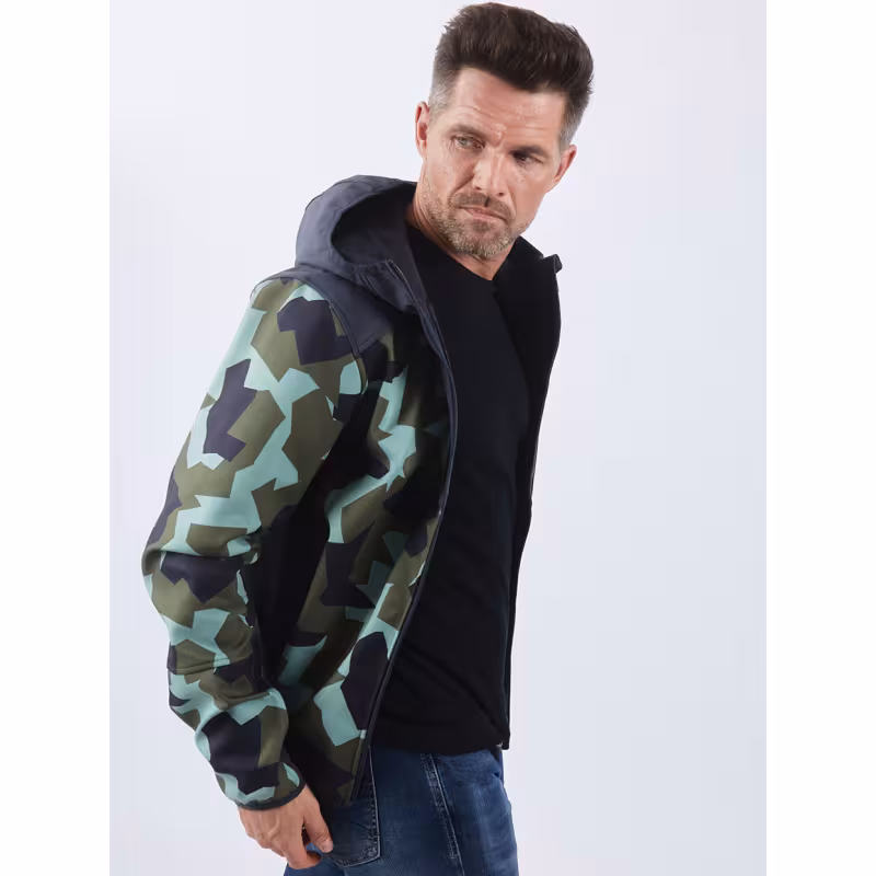 Куртка мужская Finntrail Softshell Nitro 1320, ткань Софтшелл, CamoArmy, размер 42-44 (XS), 160-170 см