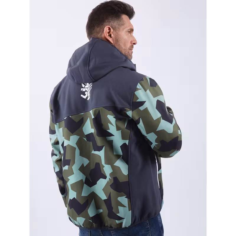 Куртка мужская Finntrail Softshell Nitro 1320, ткань Софтшелл, CamoArmy, размер 42-44 (XS), 160-170 см