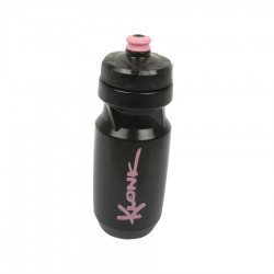 Бутылка для велосипеда Klonk 11711, 0,65 л, черный/розовый