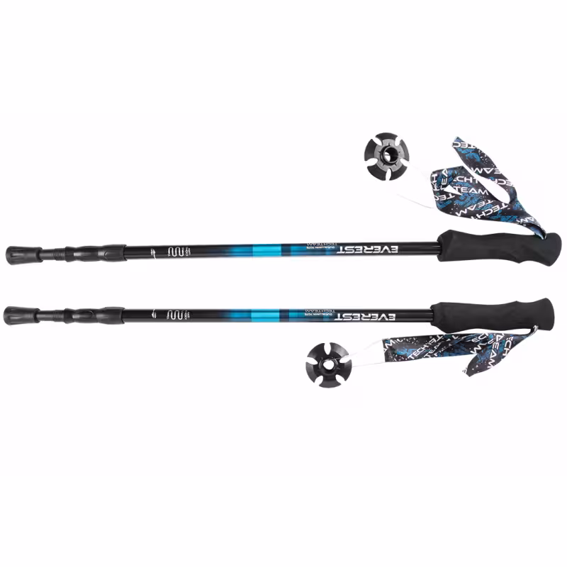 Палки для скандинавской ходьбы телескопические Tech Team Everest, алюминий (105-135)