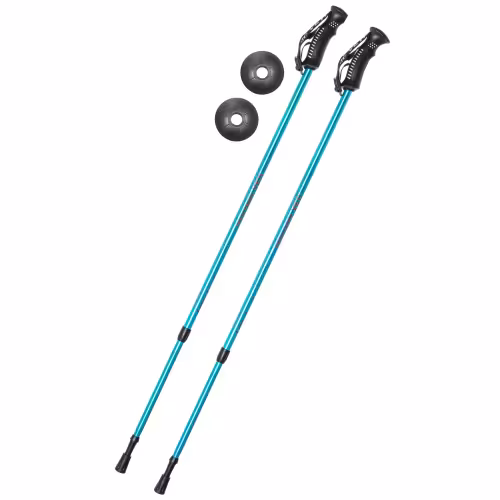 Палки для скандинавской ходьбы телескопические Tech Team Yeti, алюминий (115-135)