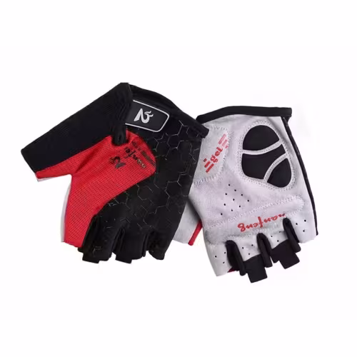 Велоперчатки Seven X GEL, черный/красный, размер L